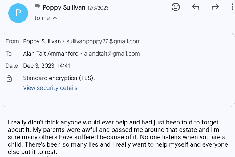 Poppy Lambert email 5