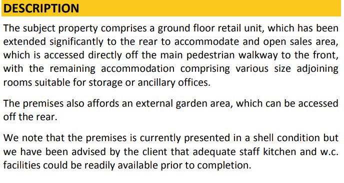 no connected water services at the property