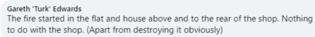 Fire comment from other co-owner